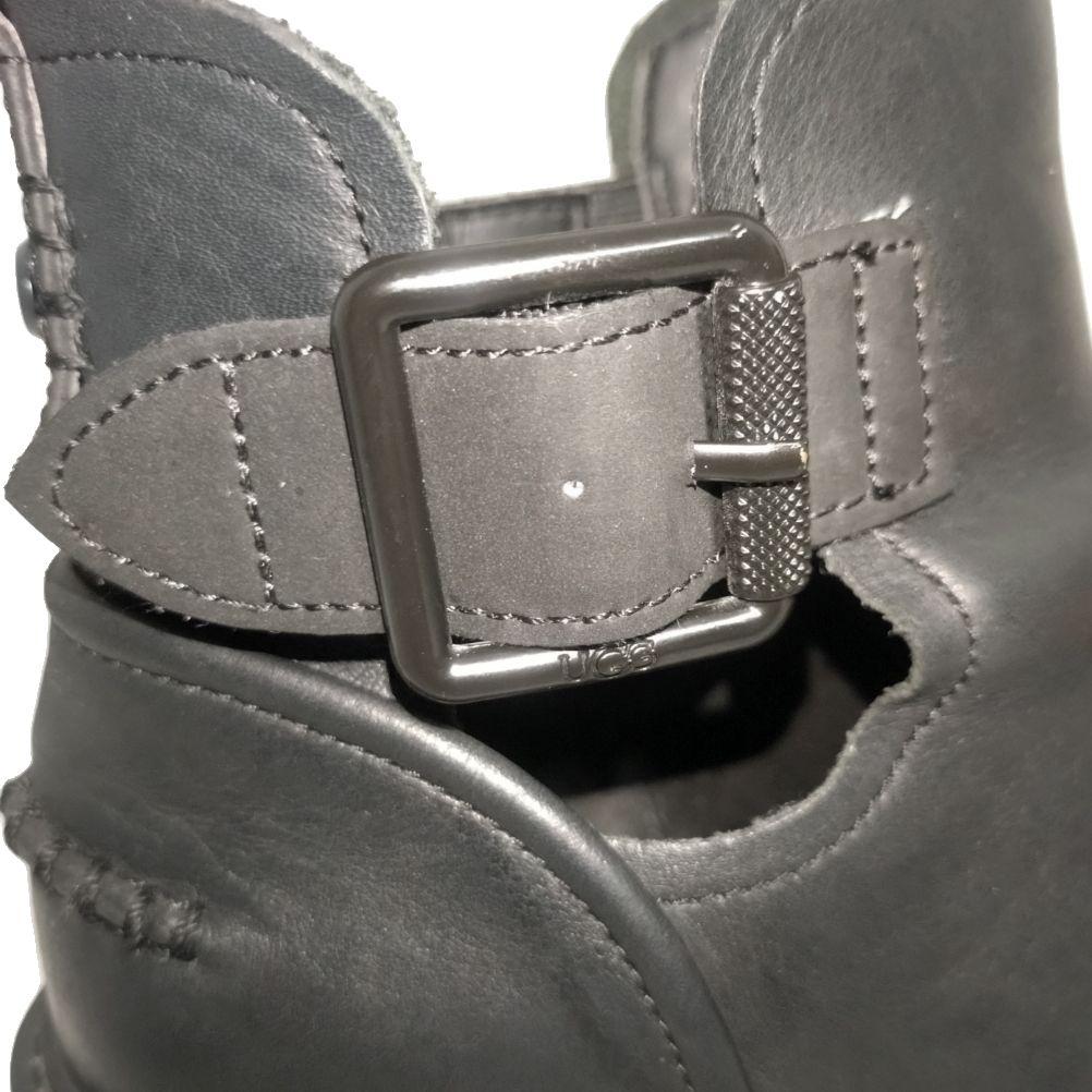 ✨美品✨UGG アグ　Stocktonブーツ　24cm　本革　ブラック