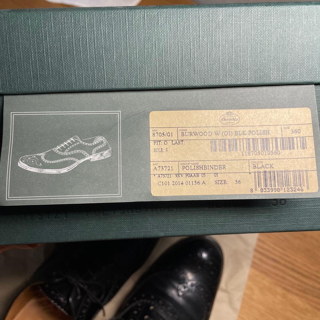 年末調整セール！Church's バーウッド サイズ３６（23.0㎝）革靴