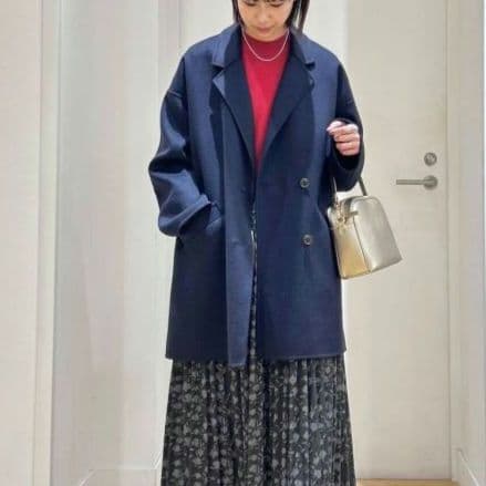 DOORS　ウールリバーテーラードコート　ネイビー