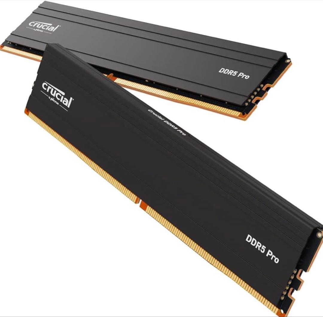 ア*グ様 【未使用品】crucial DDR5 Pro メモリ 64GB(32G