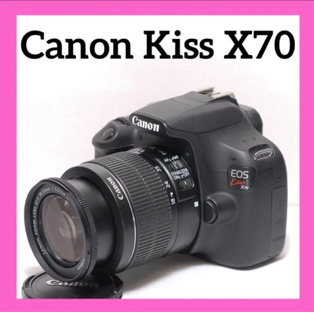 ✨高画質✨Canon Kiss X70✨シングルレンズ✨軽量モデル✨