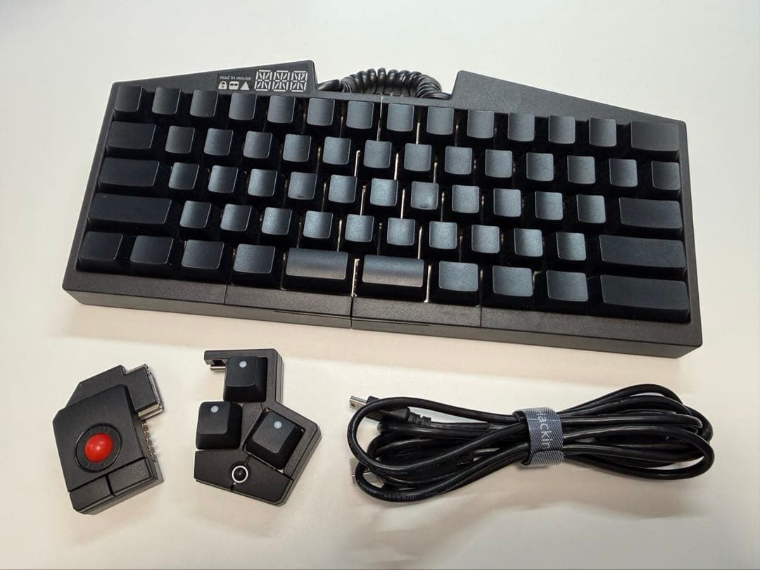 【訳あり】Ultimate Hacking Keyboard 赤軸 モジュール付