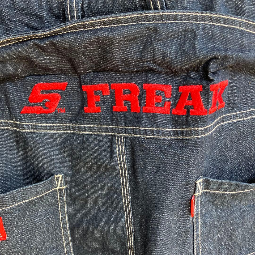 Snap-on ダークデニム オーバーオール