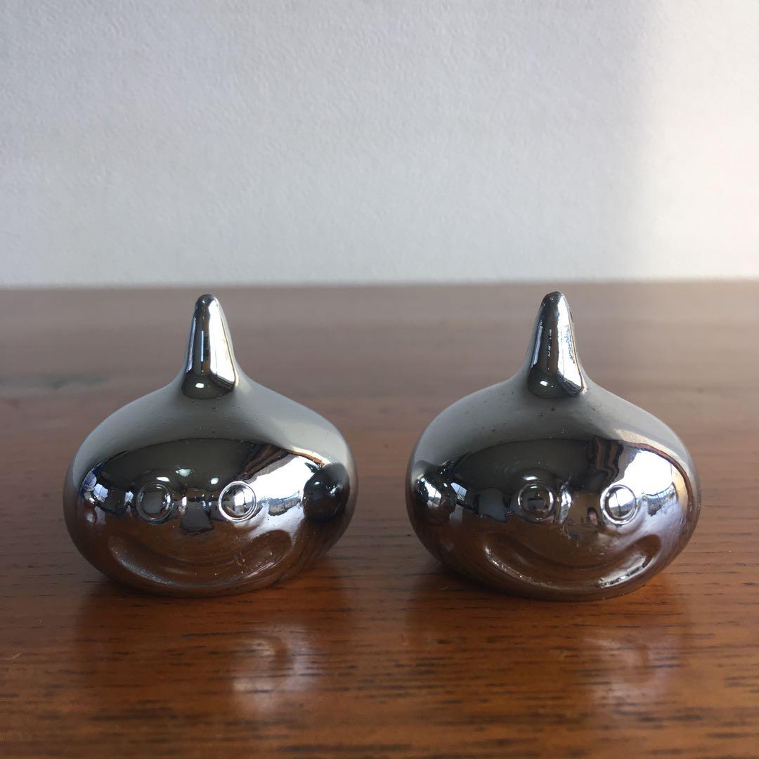 希少！　当時物　メタルスライム　文鎮4体セット　エニックス製　ペーパーウェイト