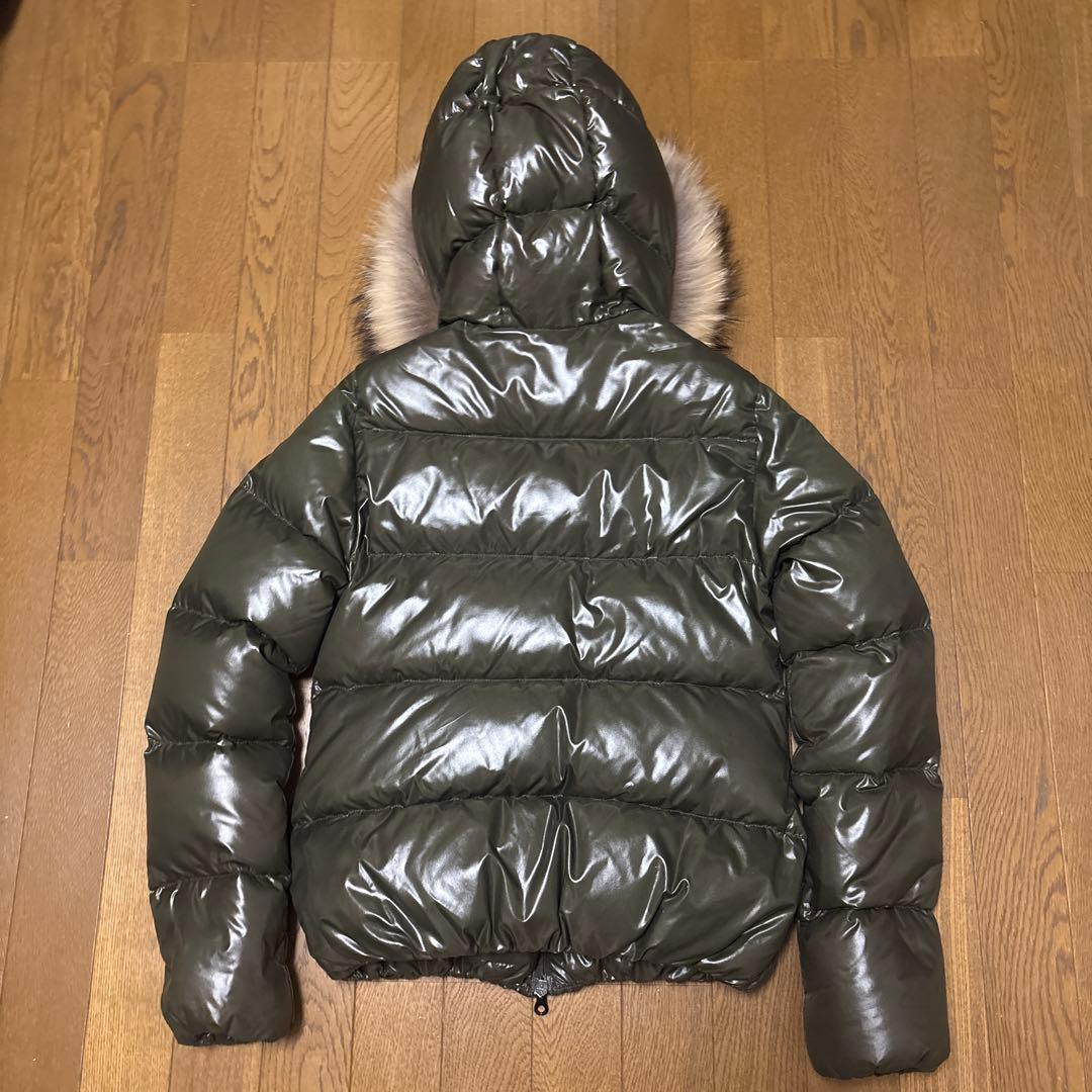 DUVETICA 40 ダークグリーン　アダラ　ファー付きダウンジャケット