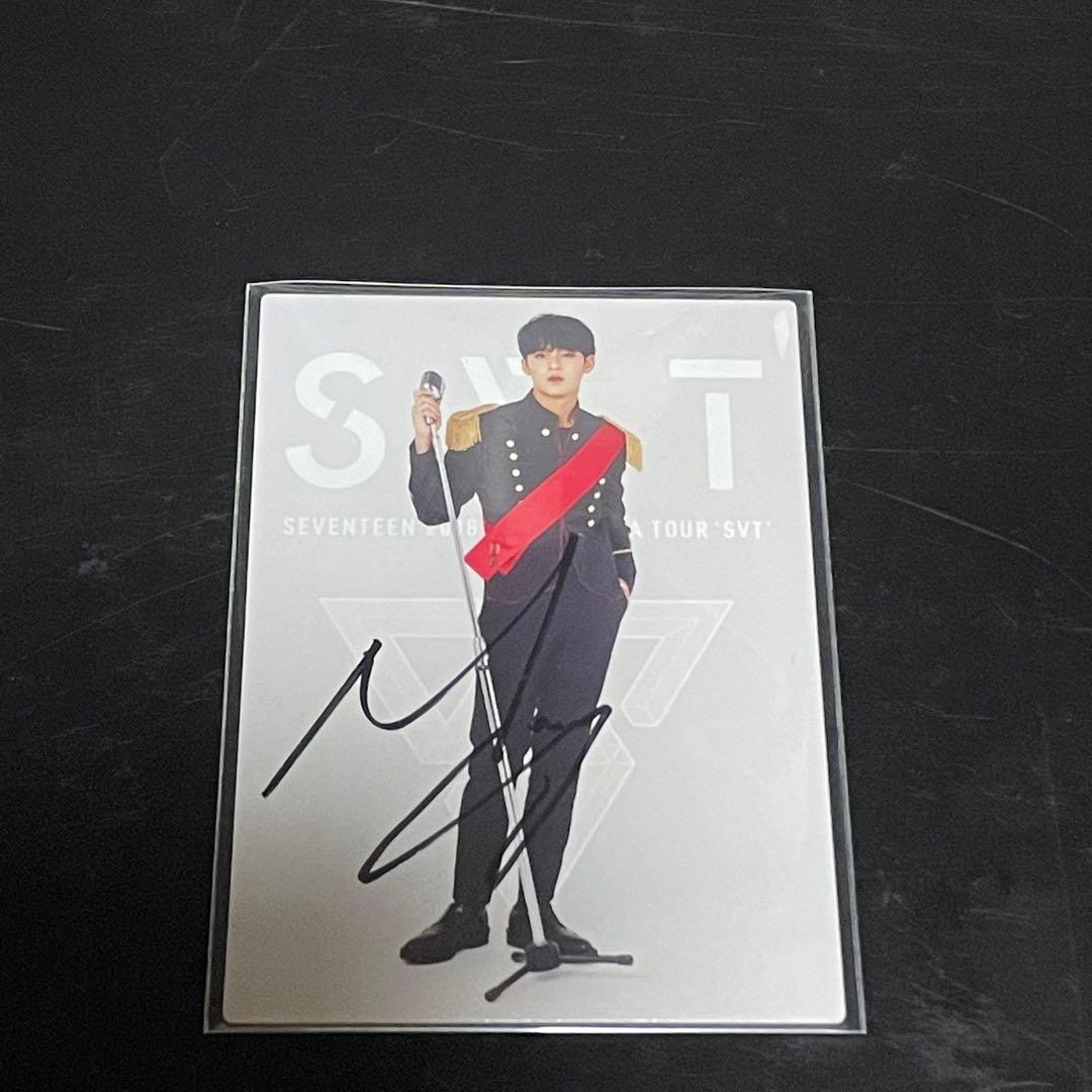 SEVENTEEN ミンギュ SVT コンサート トレカ サイン