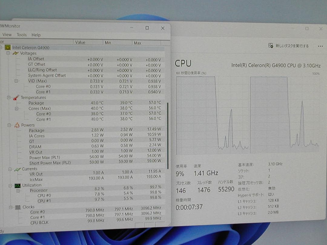 CPU付き　ASUS　PRIME H310M-A　LGA1151