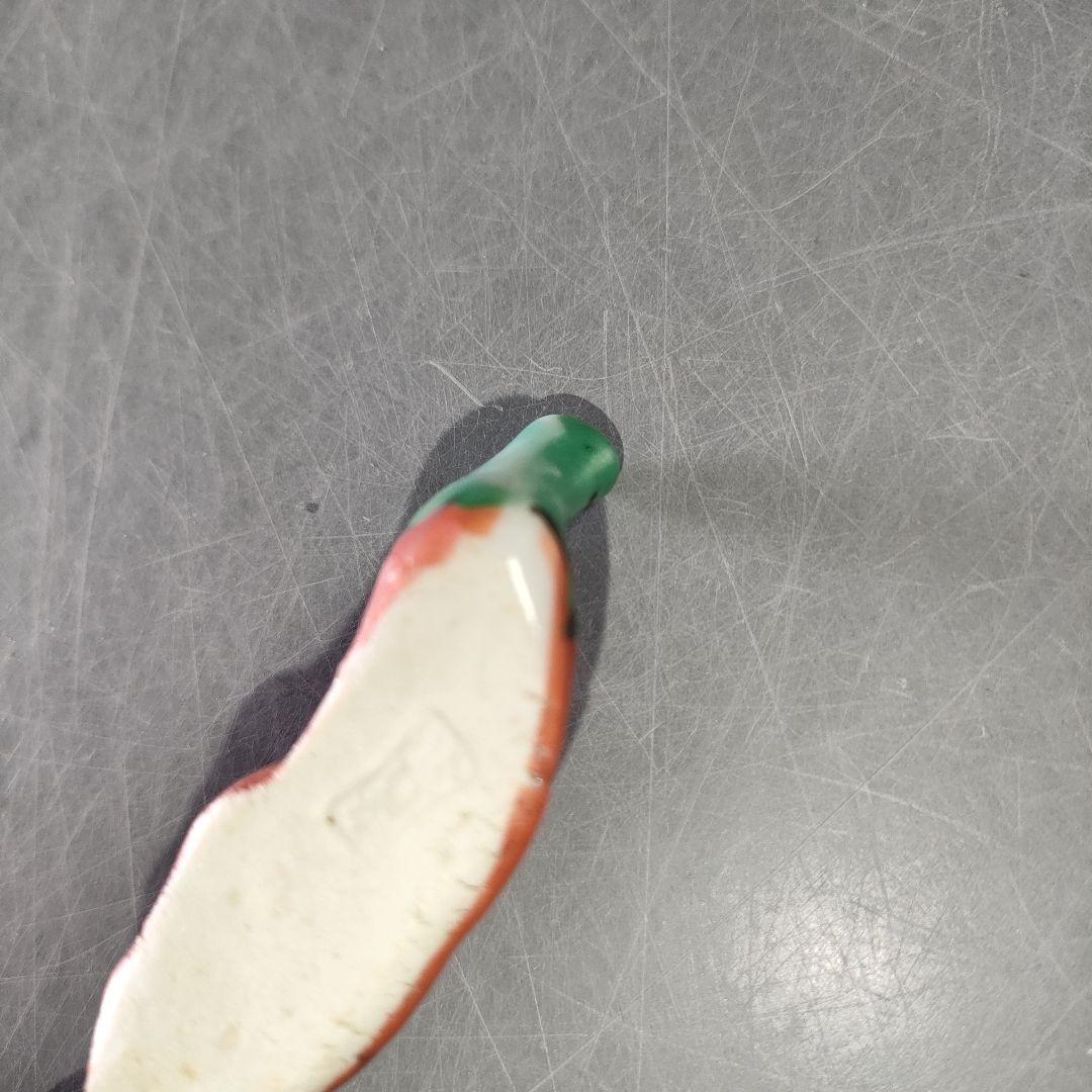 A1202-5/九谷焼/須田菁華/色絵唐辛子箸置5客/共箱/和食器/懐石道具/