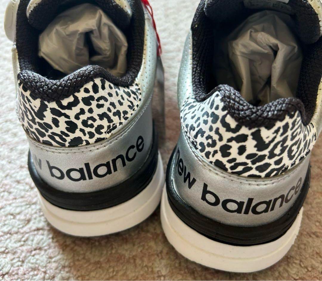 ニューバランス WGBS574 ゴルフシューズ ボアレオパード 23cm 新品