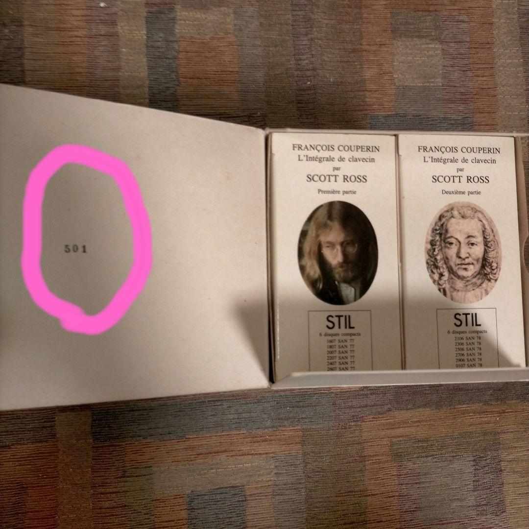 フランソワ ク－プラン クラヴサン作品全集 スコット・ロス 12CDs STIL