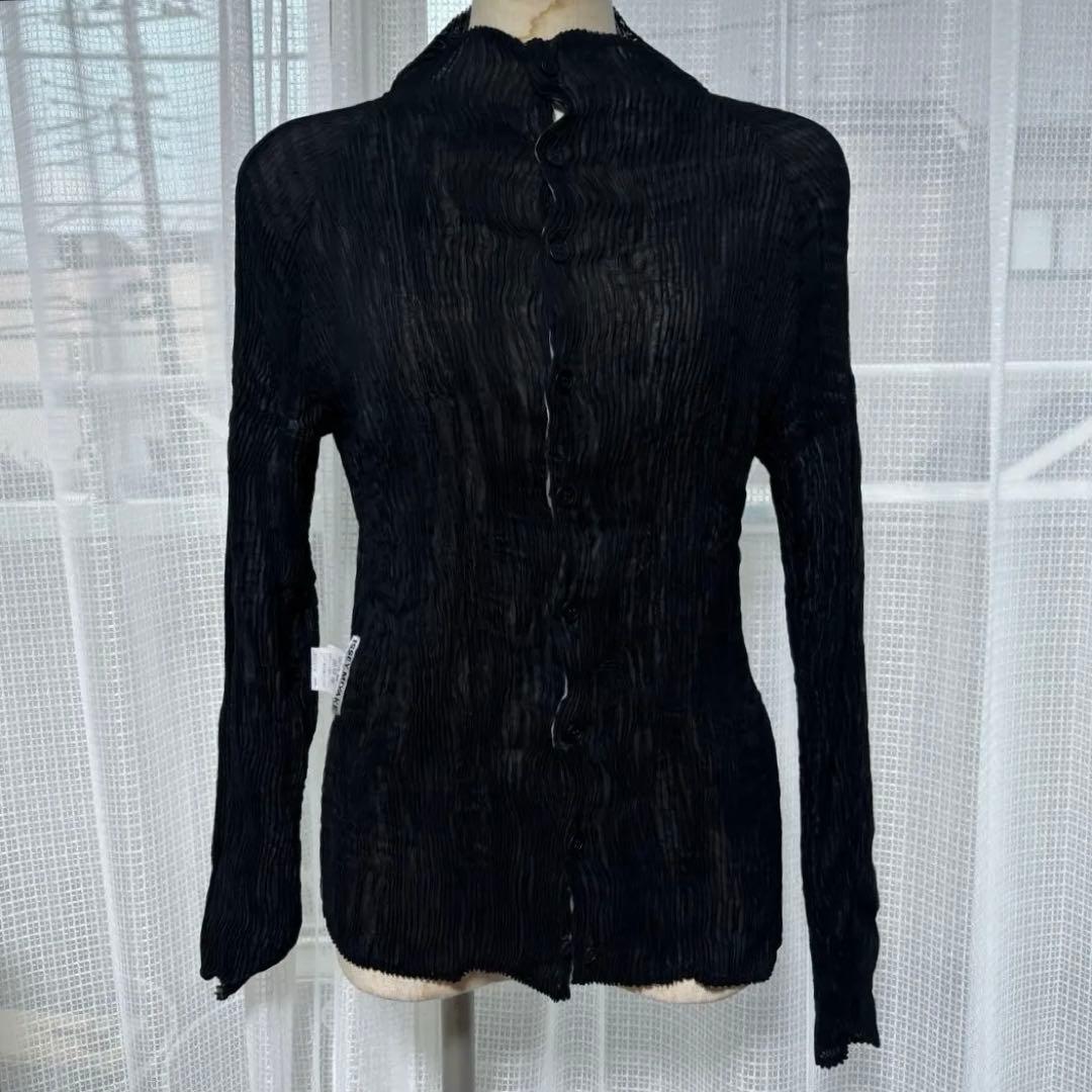 ISSEY MIYAKE リバーシブル プリーツトップス タートル