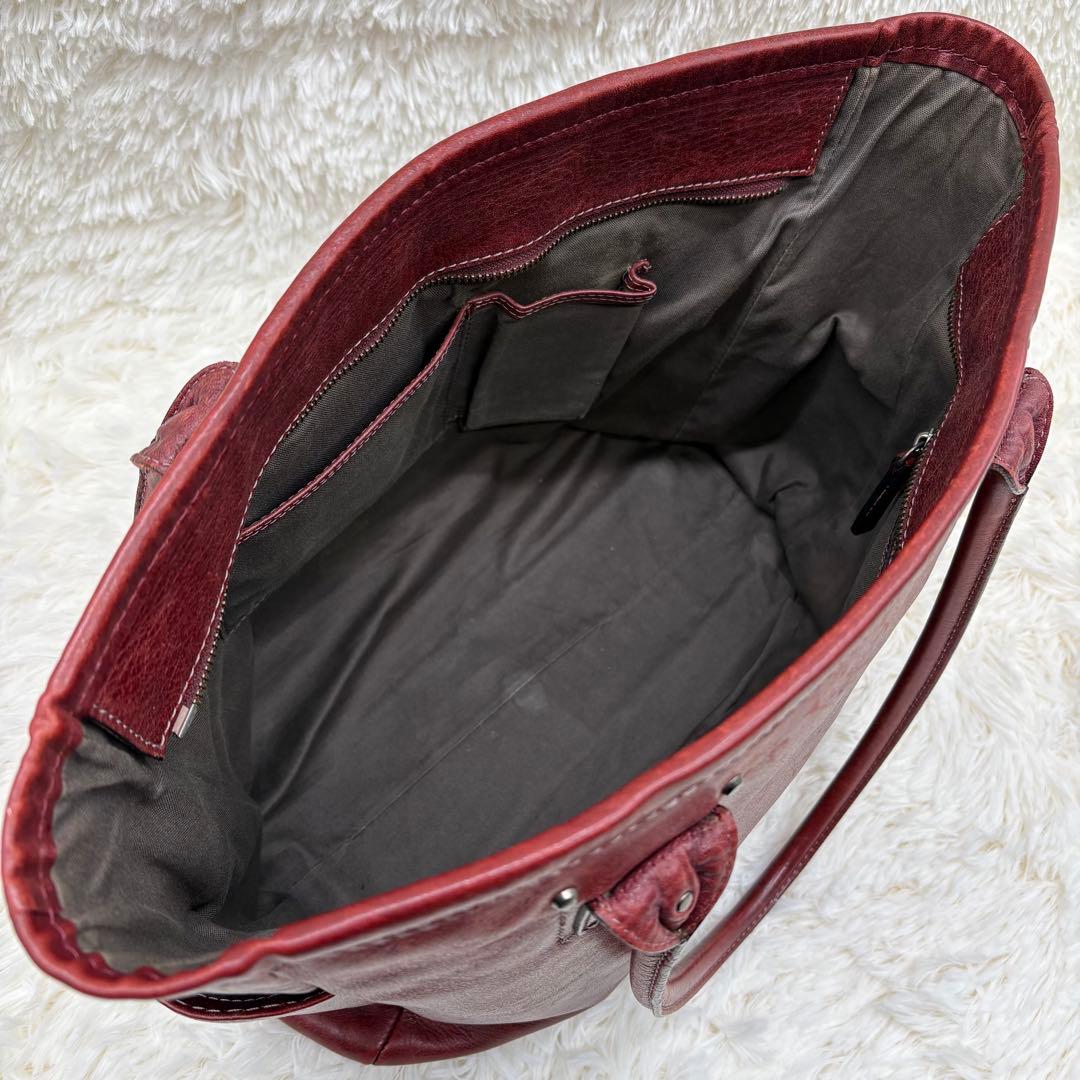 土屋鞄 セッション ビッグ トートバッグ 本革 ブラウン 肩掛け 通勤 A4