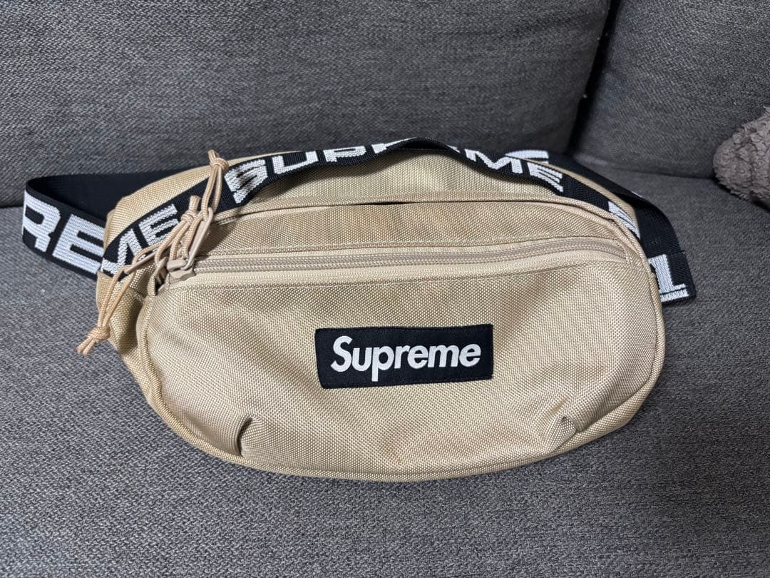 Supreme ボディバッグ 18ss ベージュ