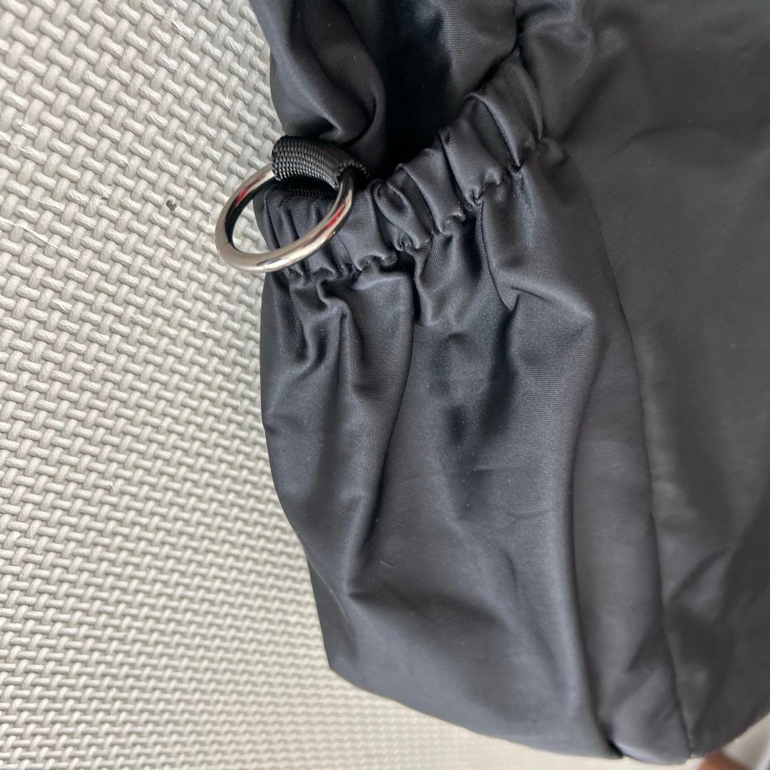 美品　agnès b. マザーズバッグ 黒　おむつ替えマット未使用　2WAY