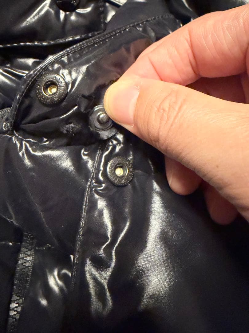 【美品】モンクレール MONCLER バディ BADY ブラック サイズ0