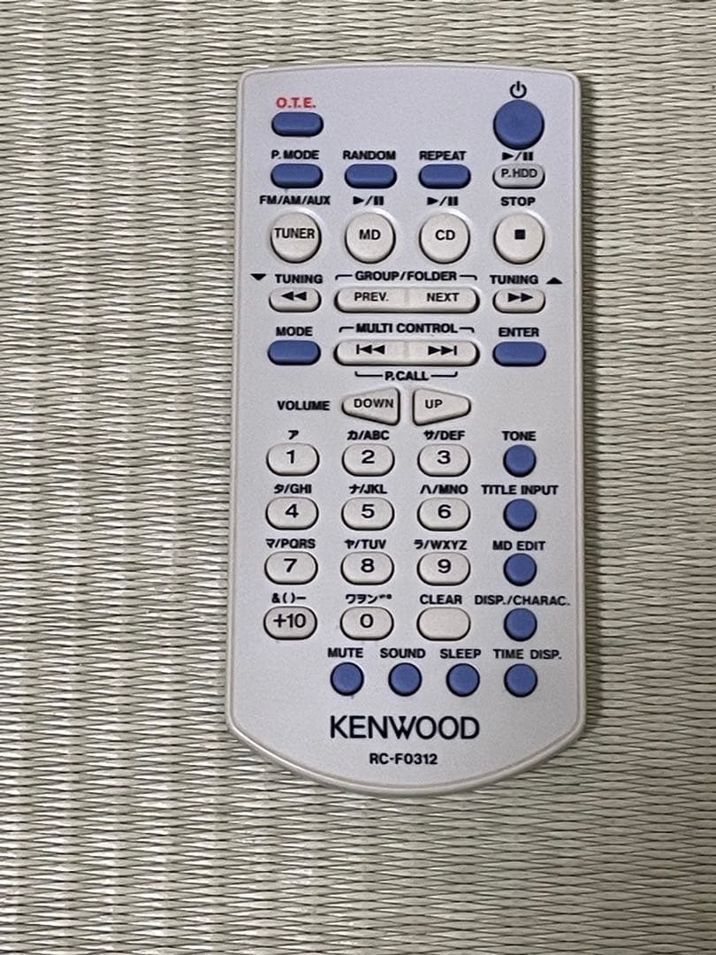 KENWOOD コンポ CD&MD RD-ESA5MD 即日発送！