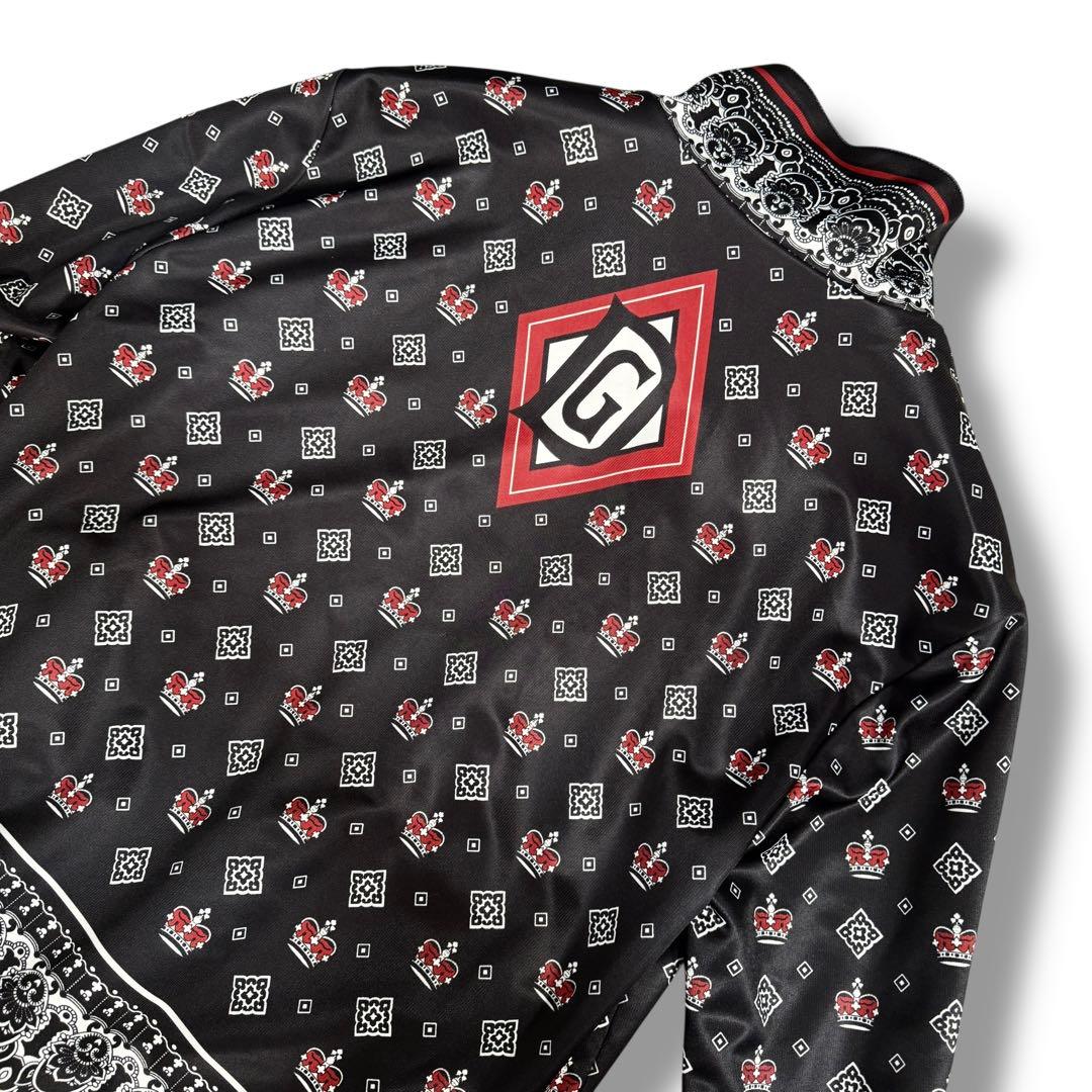 極美品 ドルチェ&ガッバーナ 20SS バンダナ柄 クラウン トラックジャケット