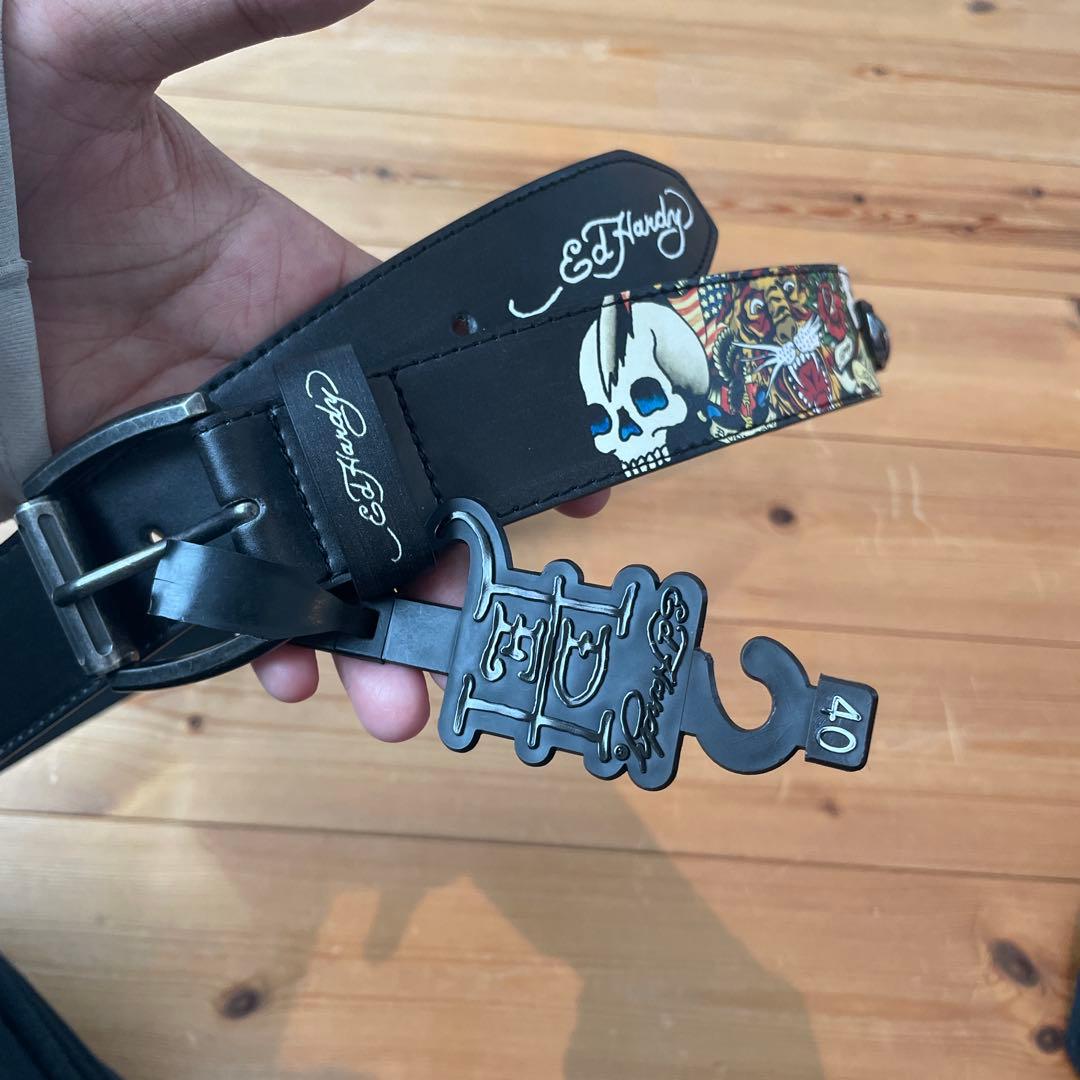 <超希少>早い者勝ちEd Hardy エドハーディーベルト y2k sk8
