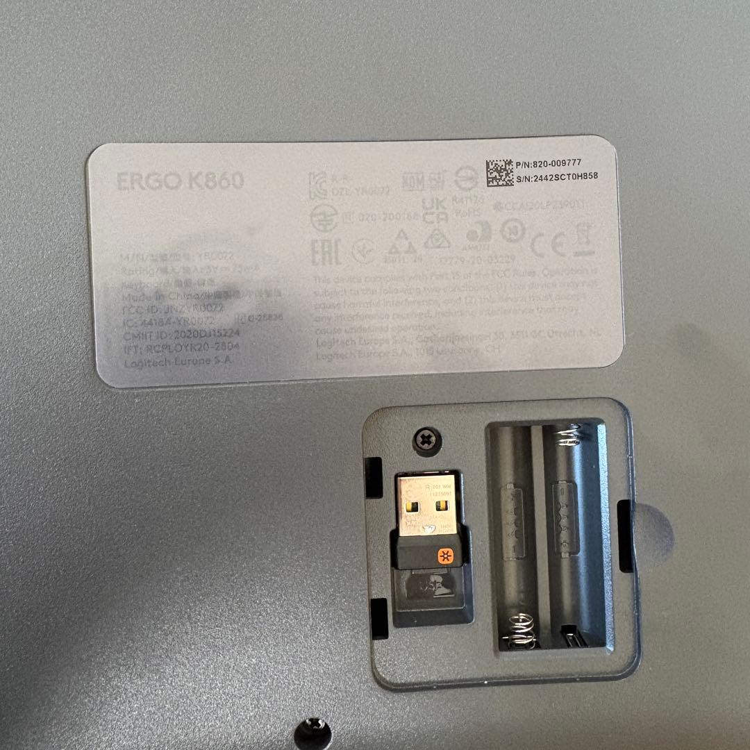 logicool ERGO K860 エルゴノミクスキーボード 日本語配列　本体