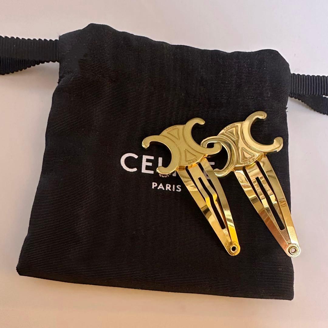 CELINE♡スナップ ヘアクリップ 2つセット