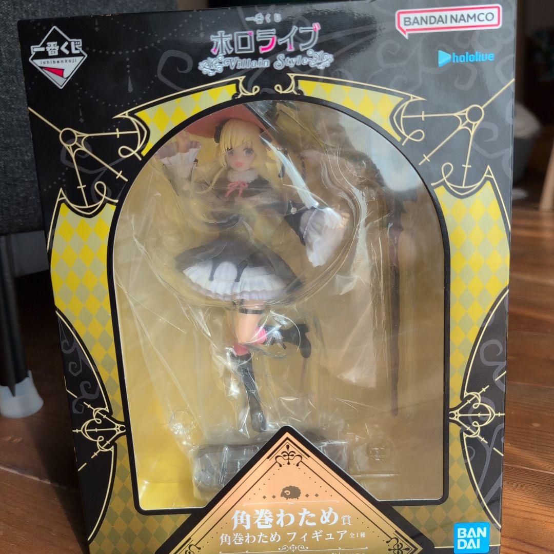 ホロライブ 角巻わため 一番くじ フィギュア ホログラム缶バッジのおまけ付き