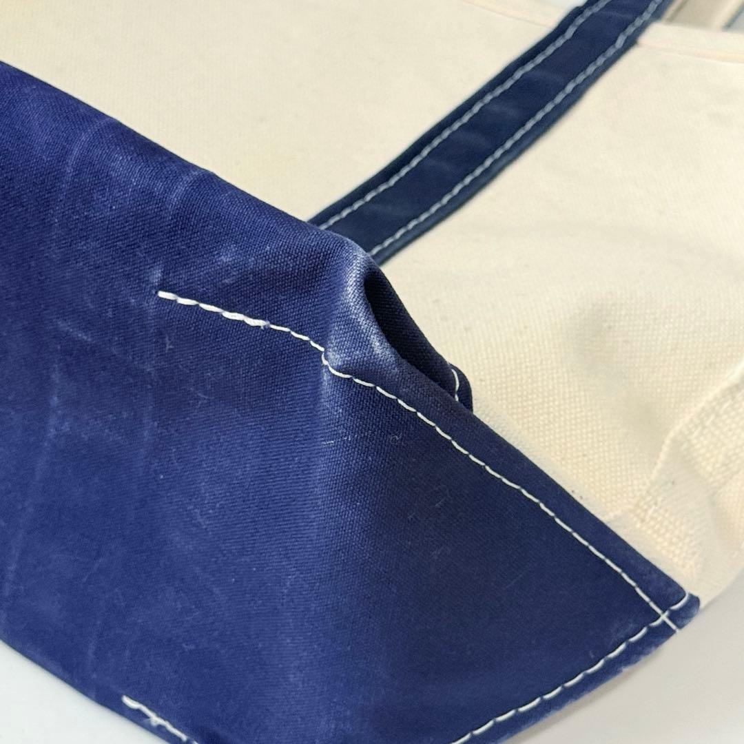 L.L.Bean 90s USA製 ボートアンドトート ロングハンドル ネイビー