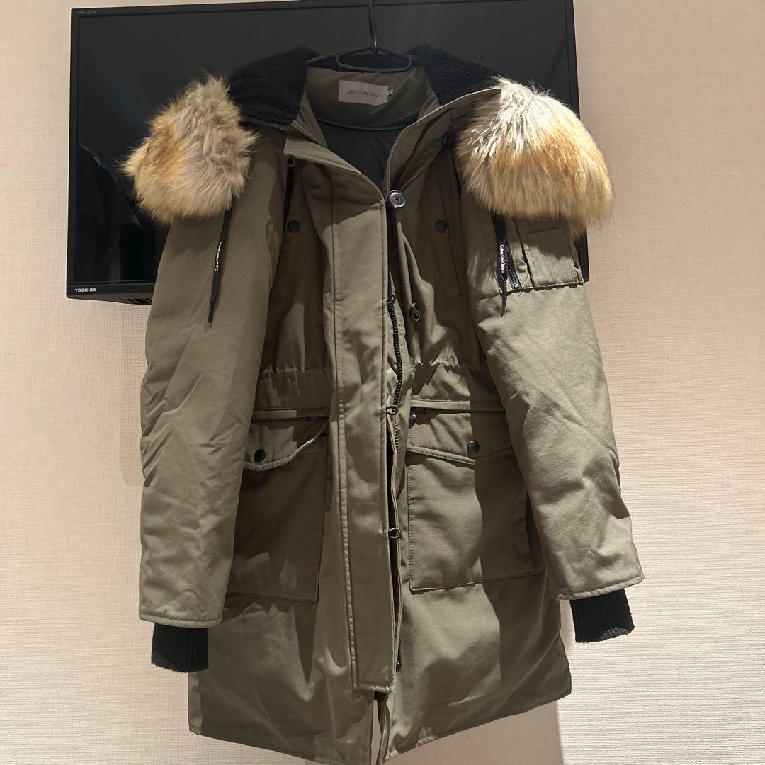   Jeans超美品　 ファーダウンモッズコート Mサイズ