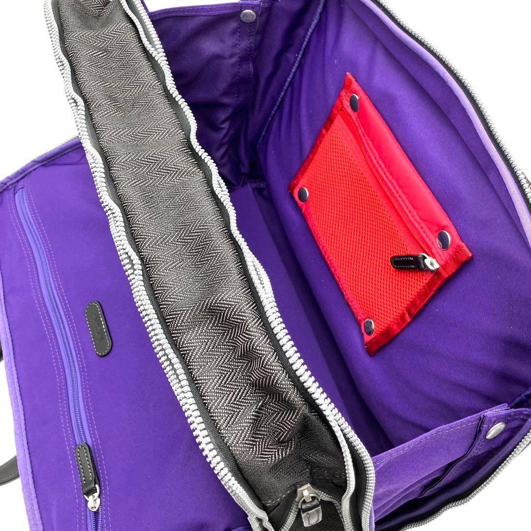 【極美品】 ポールスミス ace. コラボ ビジネスバッグ 2way 2層 鍵付