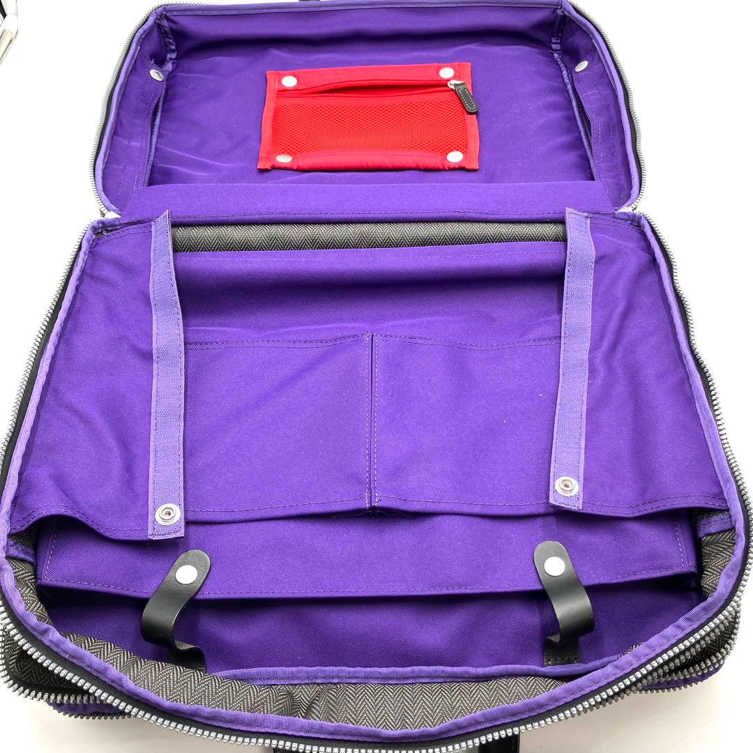 【極美品】 ポールスミス ace. コラボ ビジネスバッグ 2way 2層 鍵付