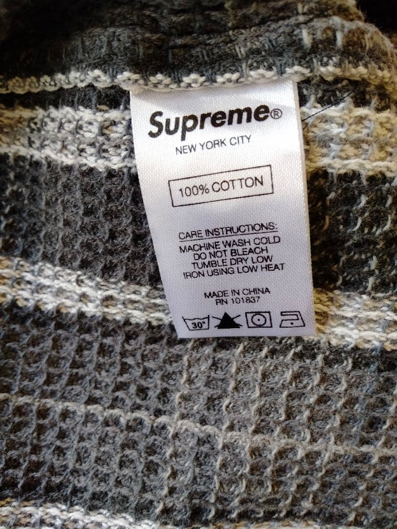 Supreme ストライプ柄ファスナージャケット Sサイズ美品