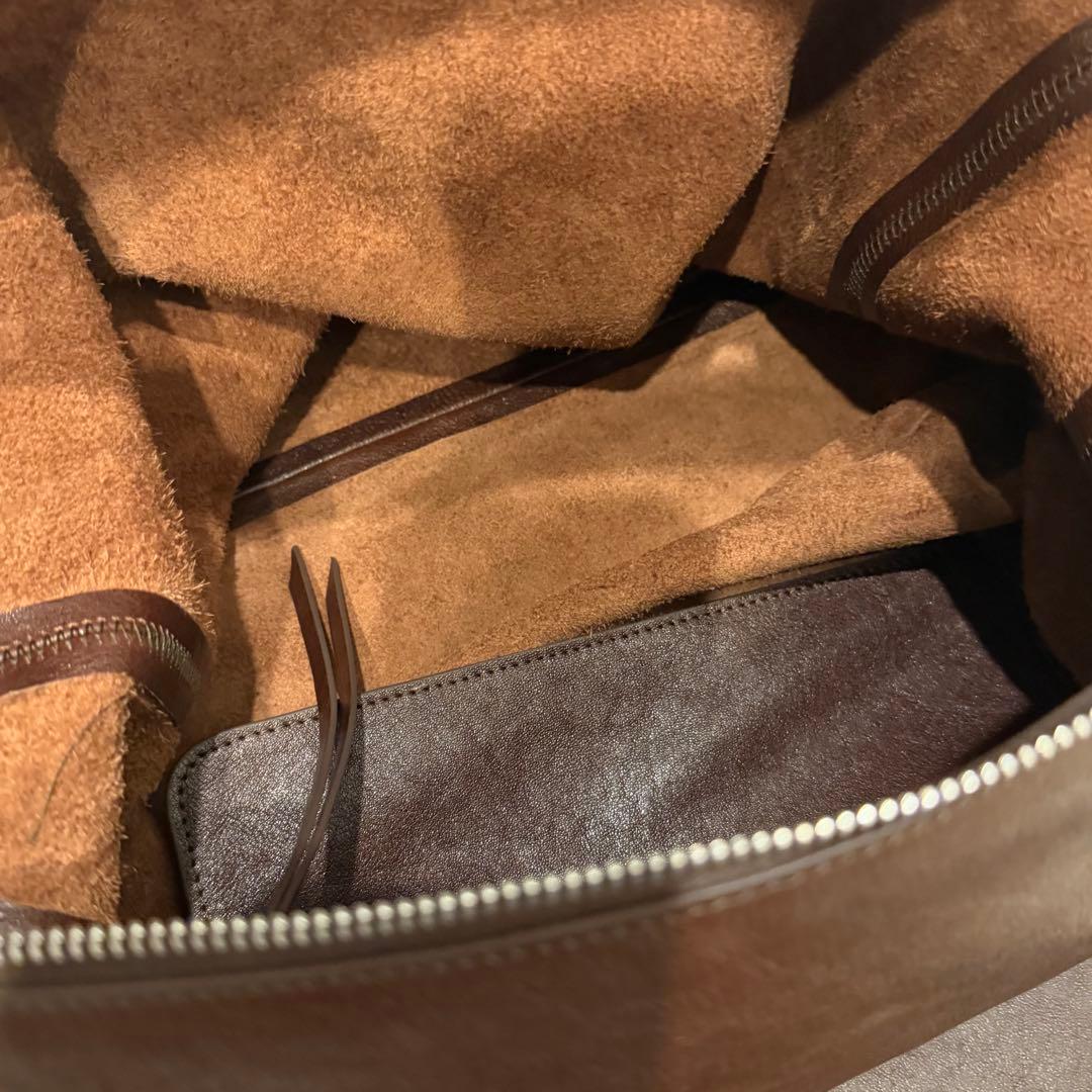LEMAIRE BELTED HOBO BAG 　ダークブラウン