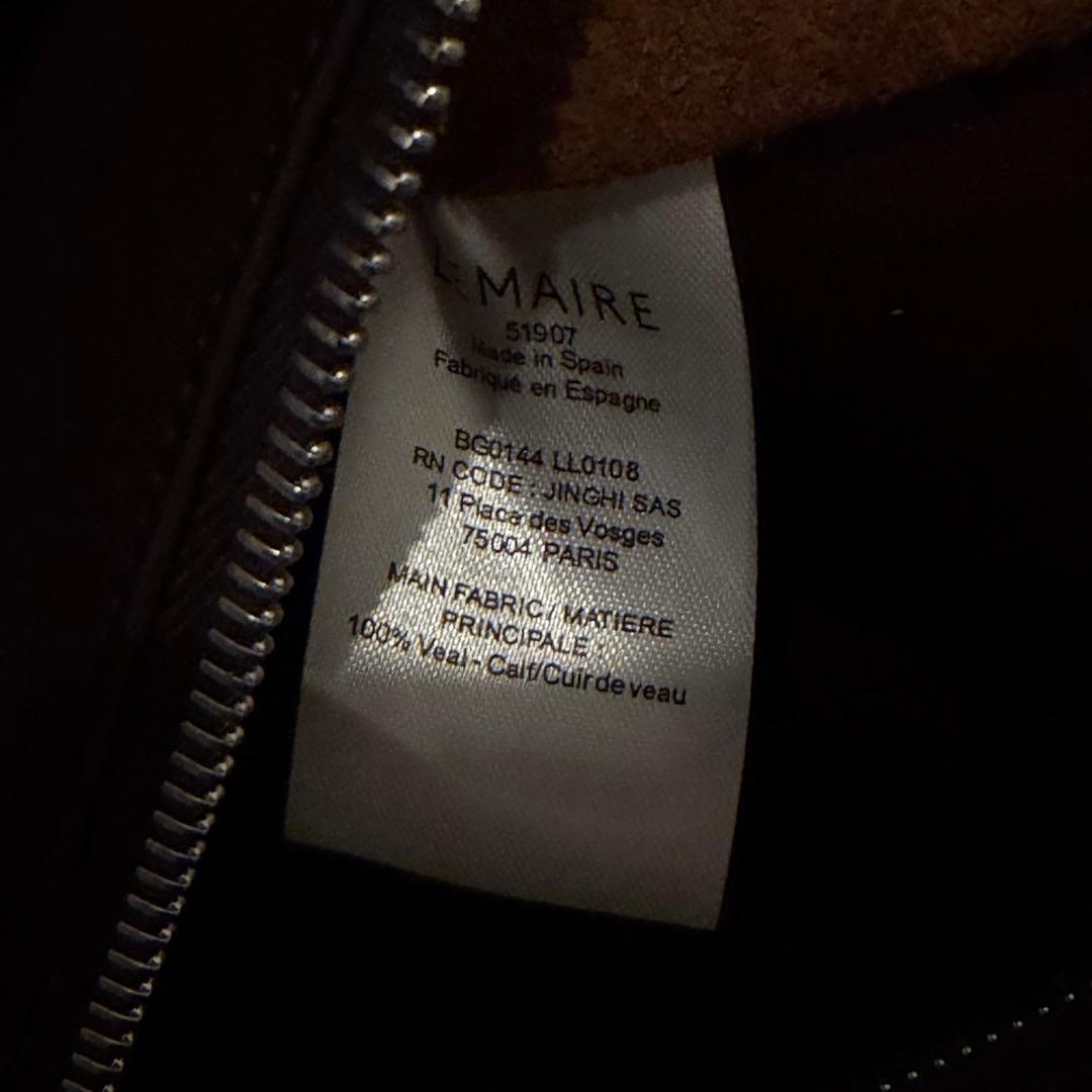 LEMAIRE BELTED HOBO BAG 　ダークブラウン