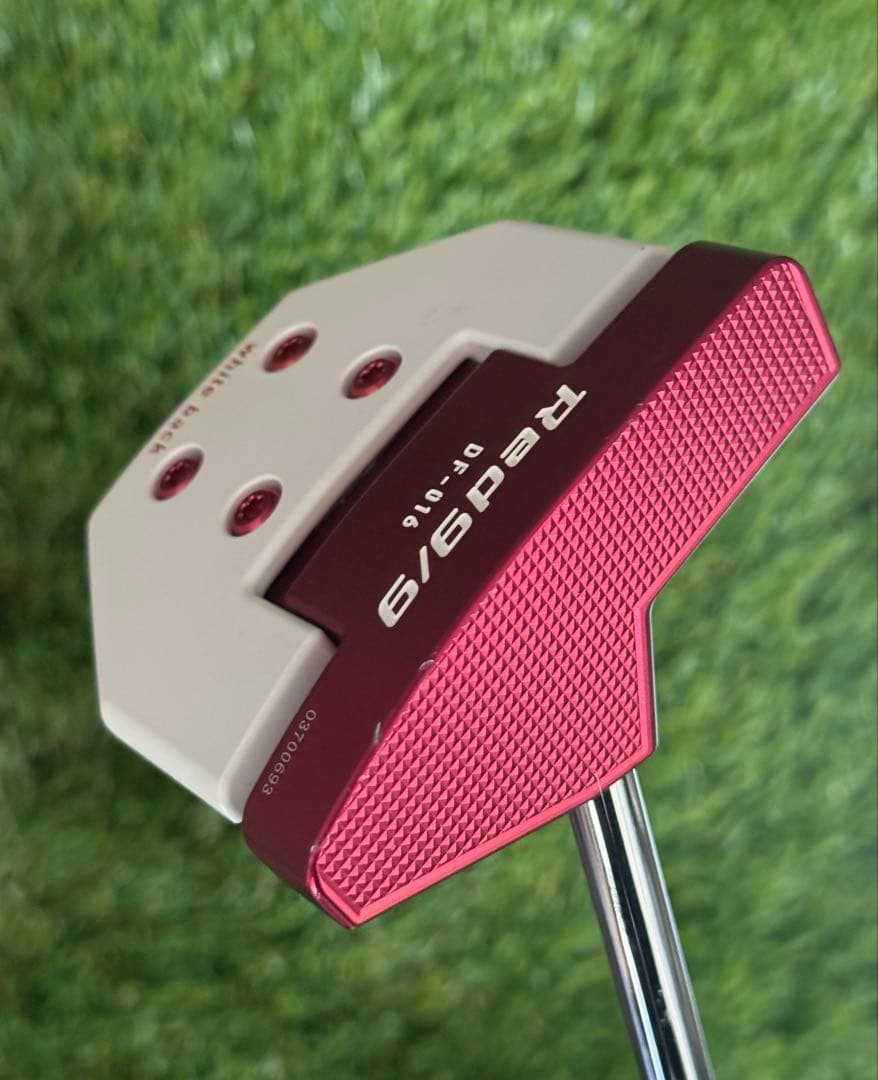 キャスコ　Red 9 パター デルタフェース ホワイト/レッド