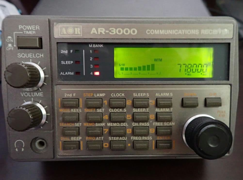 【改造あり】AOR AR-3000 広帯域受信機