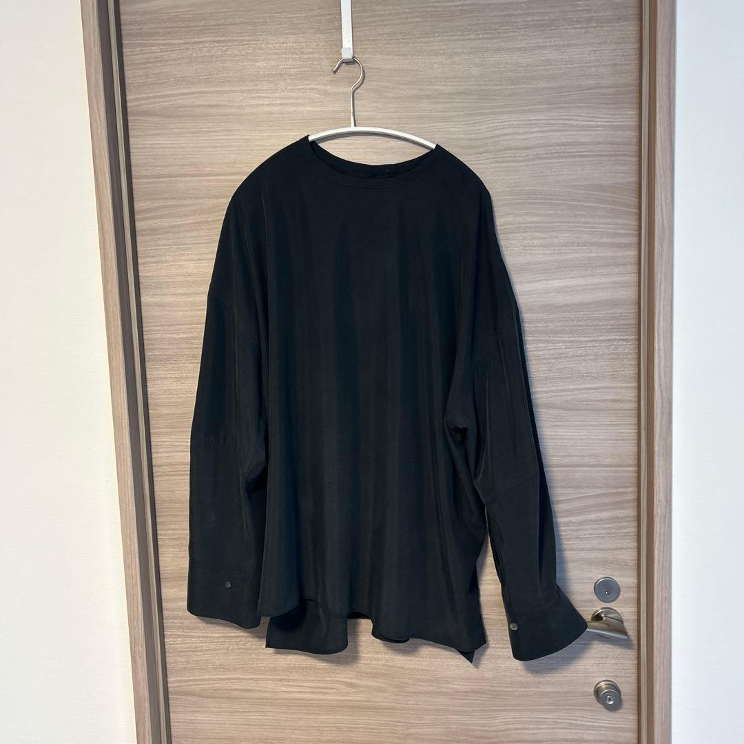 ETRE TOKYO 25AW クルーネックオーバーサイズプルオーバー ブラック