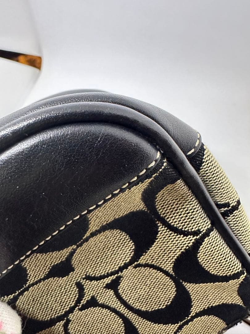 専用 美品 COACH アクセサリーポーチ シグネチャー キャンバス