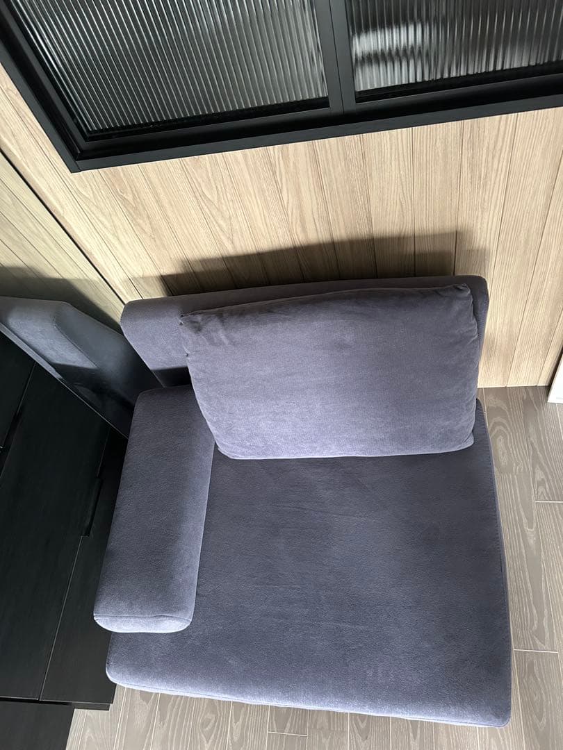 1人掛けソファ Soroi（大）　ブルーグレー