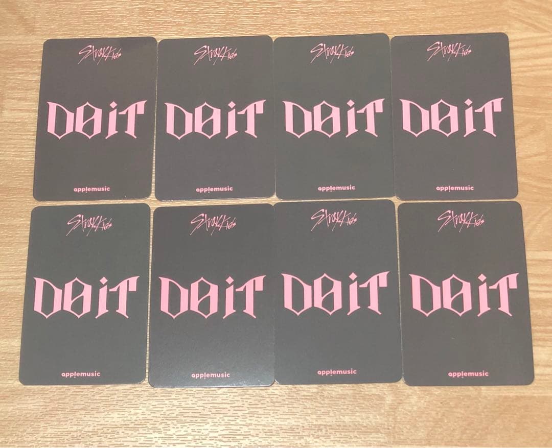 straykids apple music DO IT トレカ 8枚　DO iT