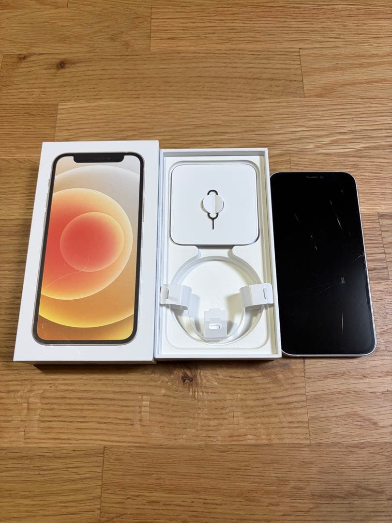 iPhone12mini／画面割れ／アクティベーションロック解除済／SIMフリー