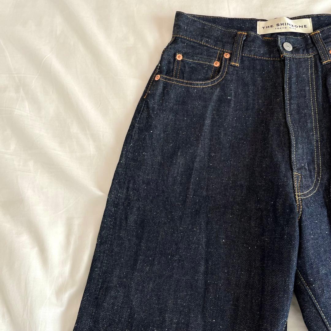 THE SHINZONE ザシンゾーン ハイウエストデニム ネップ　36