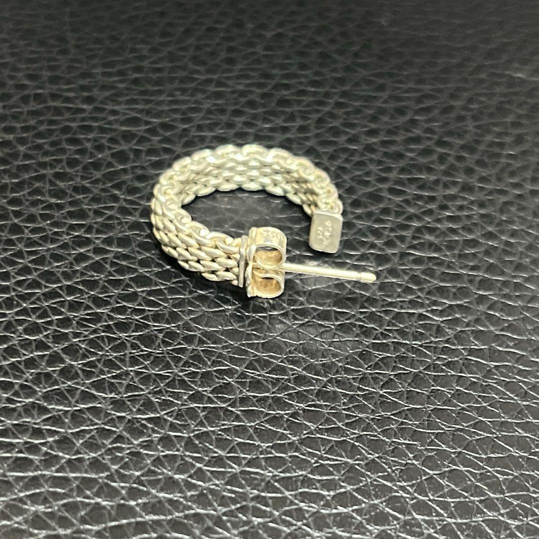 Tiffany サマセット　メッシュ　フープ　ピアス 片耳