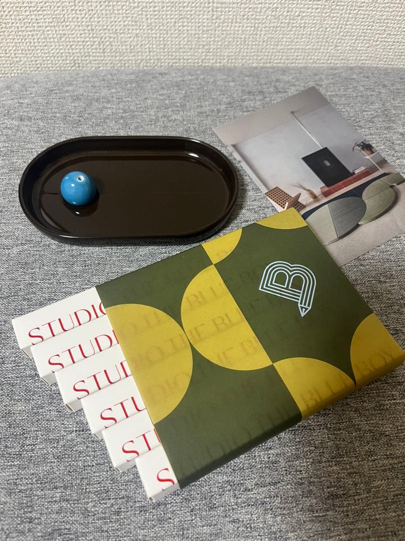 【新品】STUDIO THE BLUE BOY お香立て、お香セット