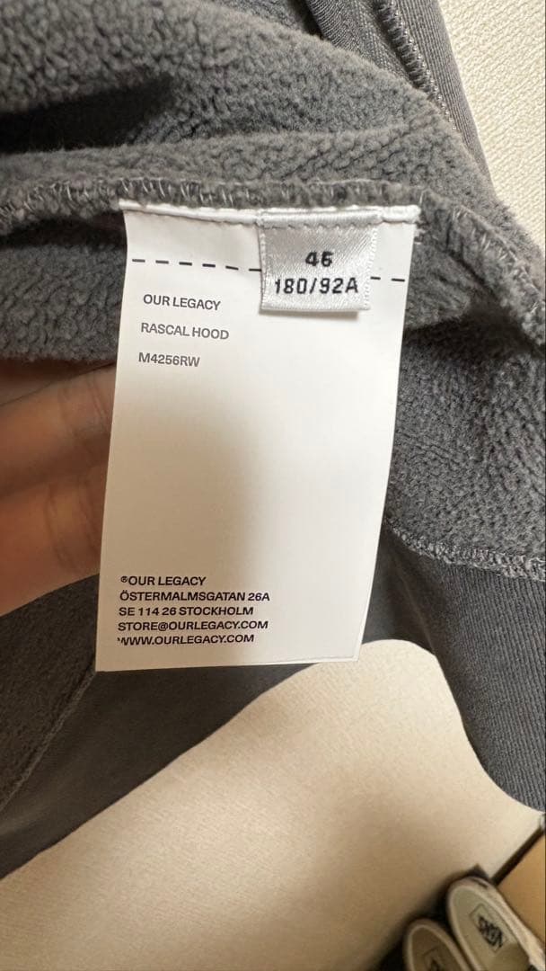 トップス our legacy RASCAL HOOD 46