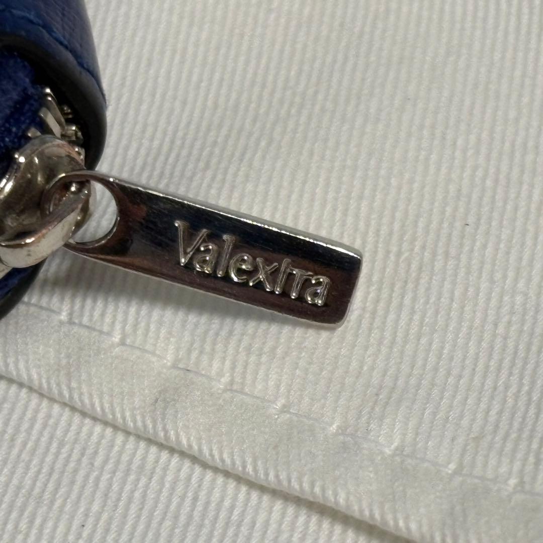 ヴァレクストラ ジップアラウンドカードフォルダー ミニウォレット ロイヤルブルー