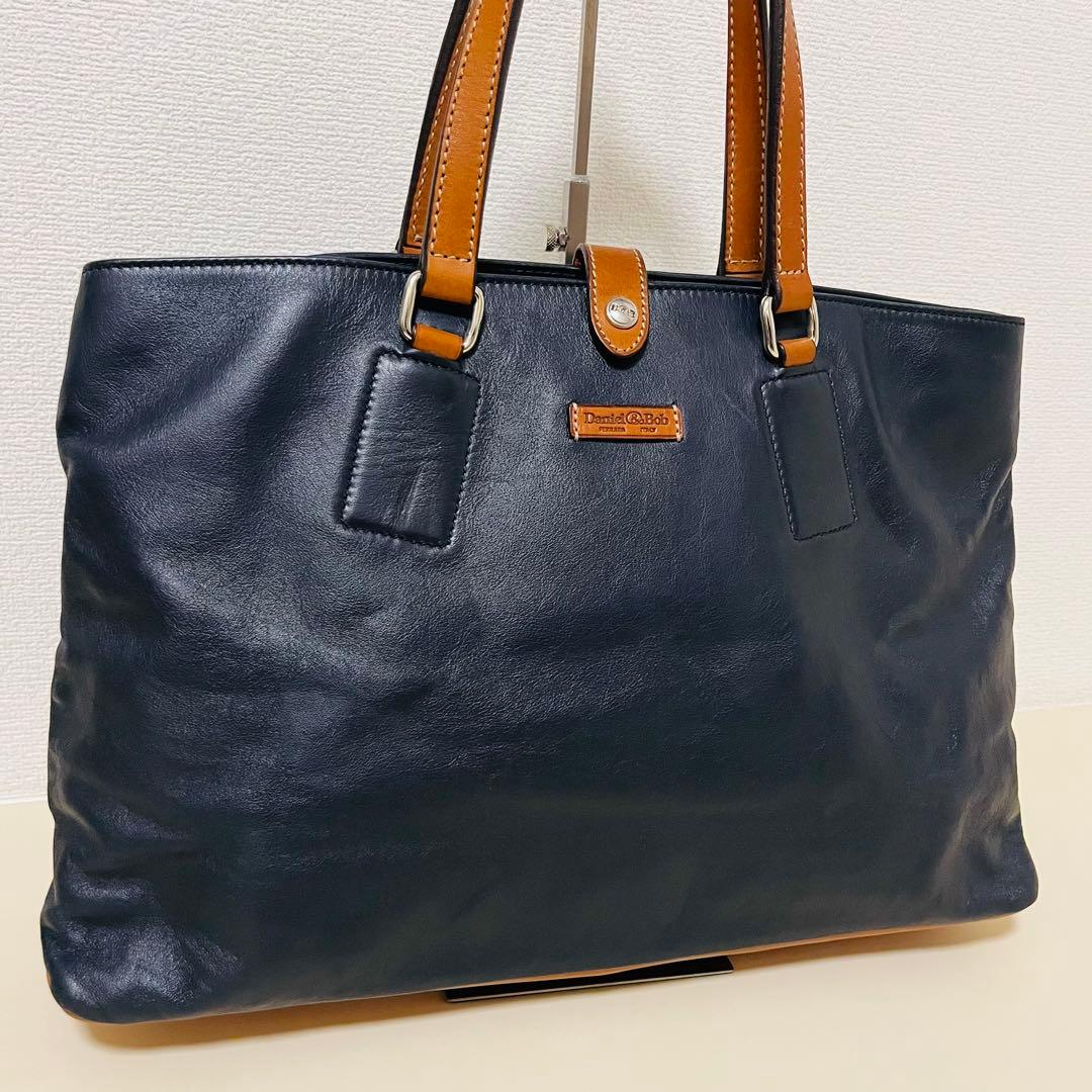 【美品】ダニエルアンドボブ トゥモローランド別注 トートバッグ ネイビー