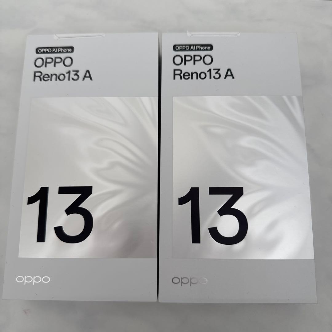 【未使用品】OPPO Reno13A 8GB/128GB アイスブルー2台