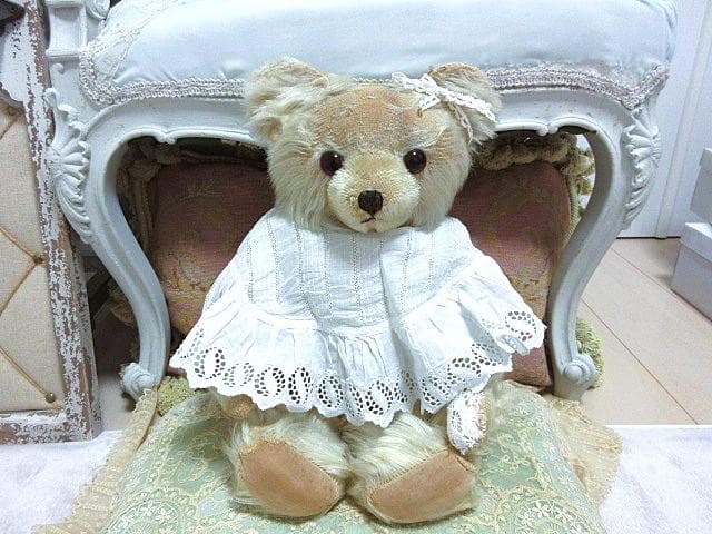 アンティークベア　ニッカーボッカー社　☆　天使みたいな子　テディベア