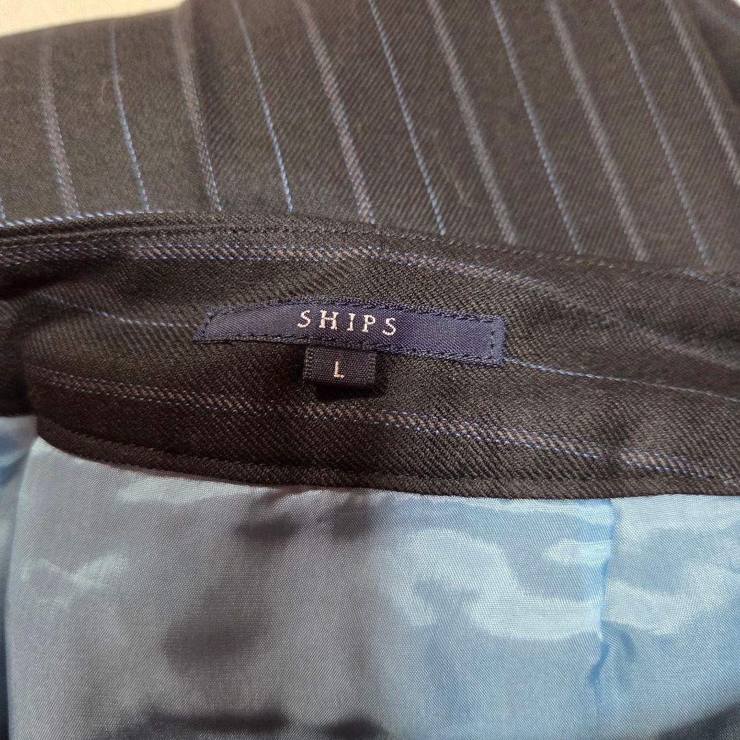 [新品タグ付き]SHIPS パンツスーツセットアップ Lサイズ ブラック