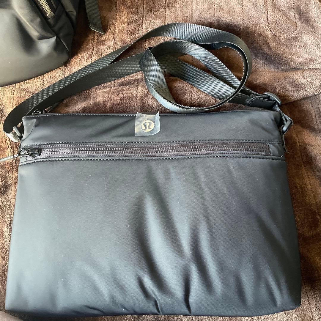 美品！Lululemon 黒 ペアレントバックパック(マザーズバッグ)