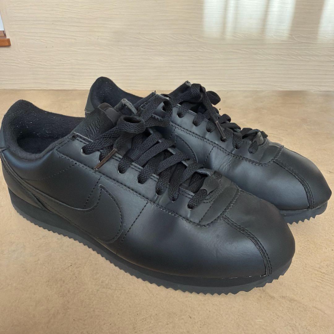 M*e様 ナイキ　コルテッツ　ベーシックレザー　ブラック　27.5